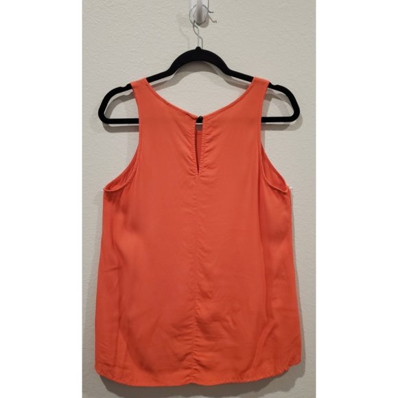 LUQ Marvelo Orange Eyelet Detail Top - Picture 3 of 5